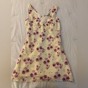 Princess Polly Yellow Floral Mini Dress